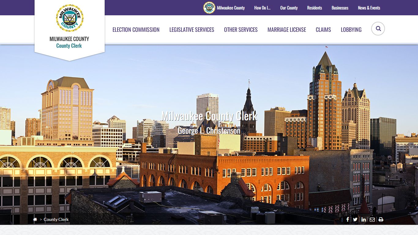 County Clerk - County of Milwaukee
